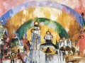 nebozvon skybell 1919 Aristarkh Vasilevich Lentulov cubism abstract